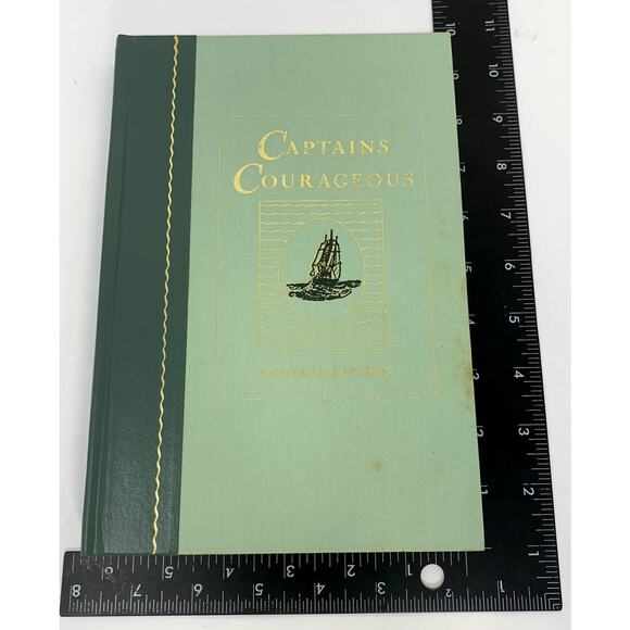 Captains Courageous Rudyard Kipling Hardcover Book Readers Digest Homeschool VTG - Picture 3 of 8